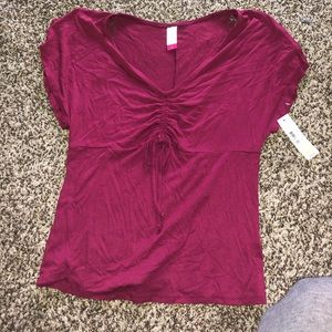 Maroon blouse